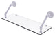 Prestige Regal 24" Floating Glass Shelf, Matte White