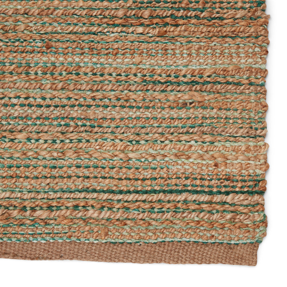 Jaipur Living Canterbury Natural Solid Tan/Green Area Rug, 5'x8'