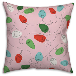 Bright Lights 18"x18" Throw Pillow