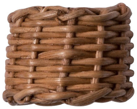 Hampton, Honey Rattan Napkin Rings, Set of 4