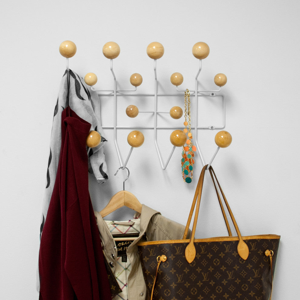 Modmade Bubble Wall Mounted Coat Rack, Natural