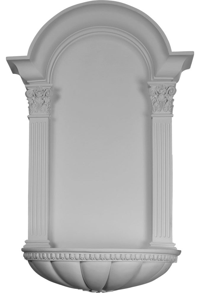 Egg and Dart Fluted Niche, Surface Mount