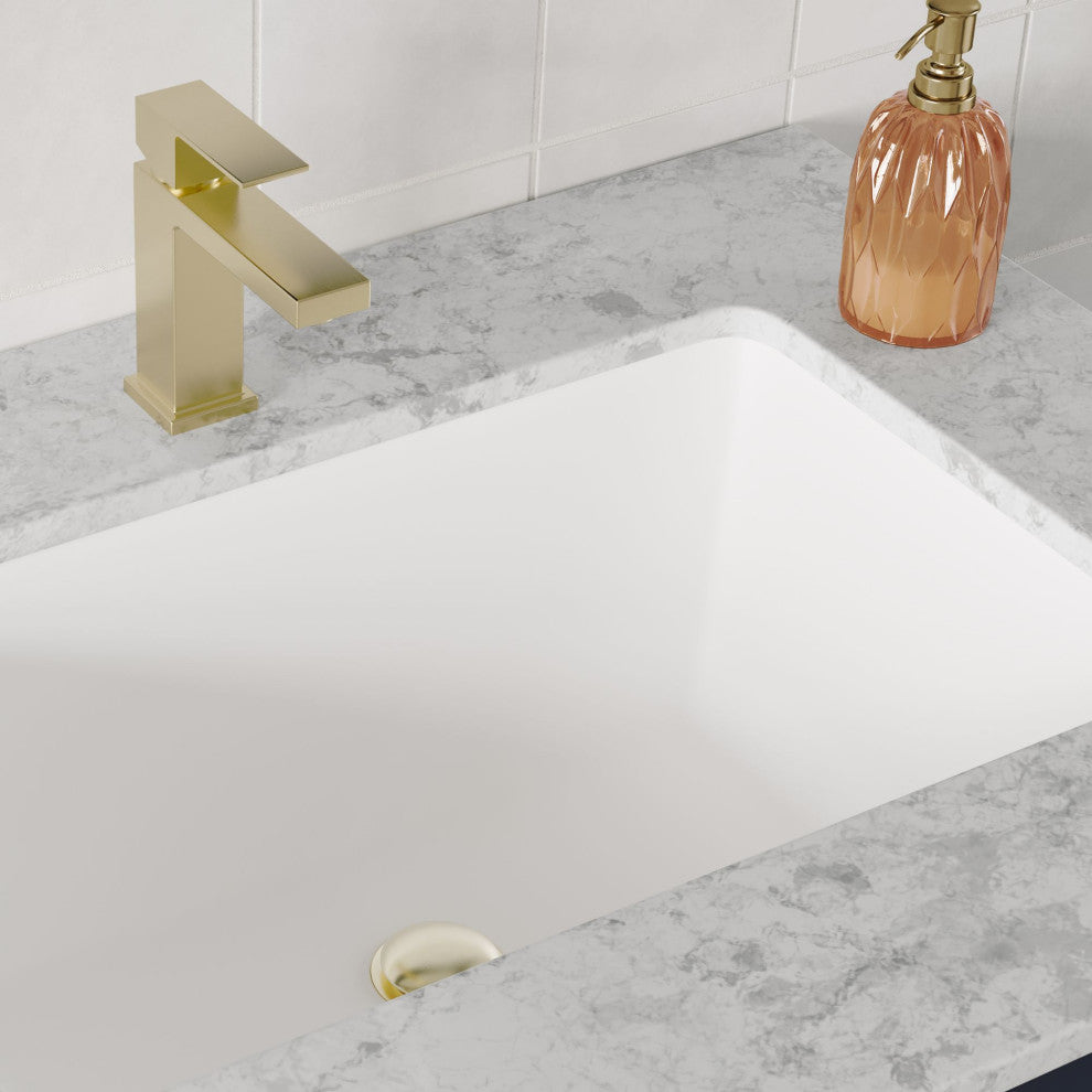 The Honor Bathroom Vanity, Gold, 30", Single Sink, Freestanding