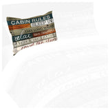 Laural Home Cabin Rules Comforter Sham