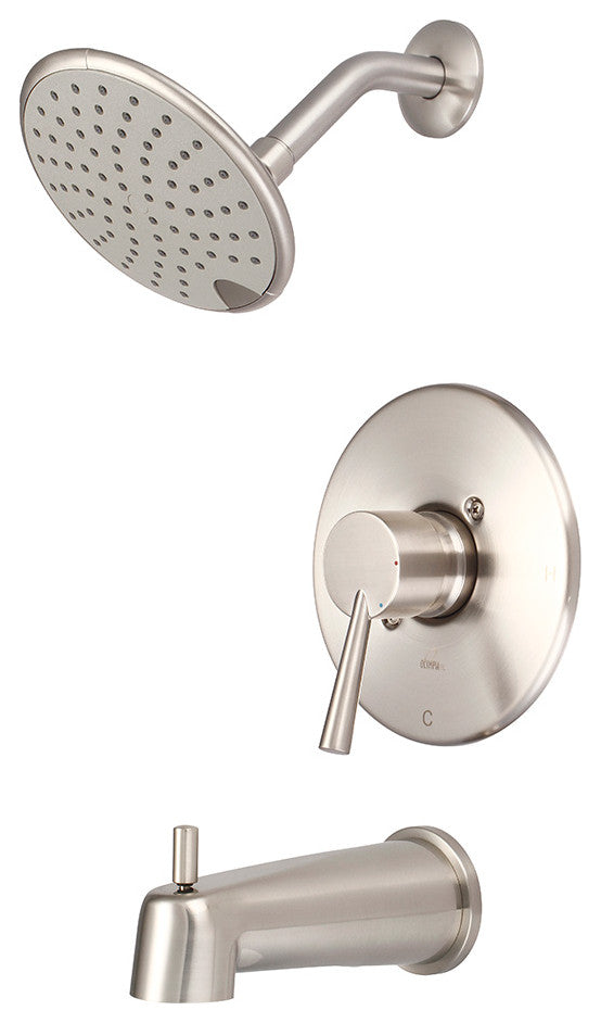 i2 Single Handle Tub/Shower Trim Set, Brushed Nickel