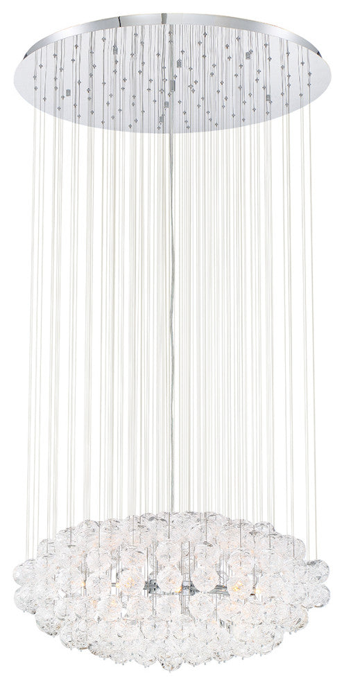 Eurofase 35906-018 10-Light Chandelier, Riverdale