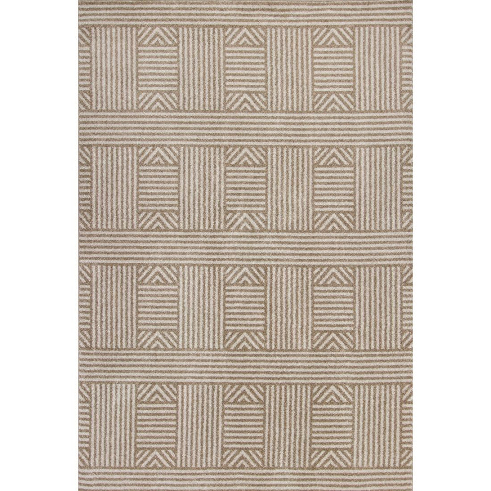 KAS Lucia 2762 Beige Westport Area Rug, 5'3"x7'7"