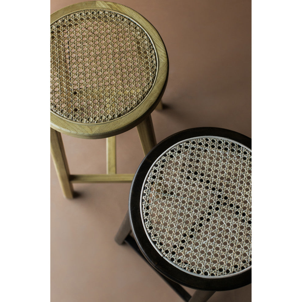 Mid - Century Modern Mcguire Barstool Natural - Natural