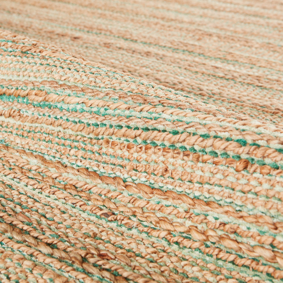 Jaipur Living Canterbury Natural Solid Tan/Green Area Rug, 5'x8'