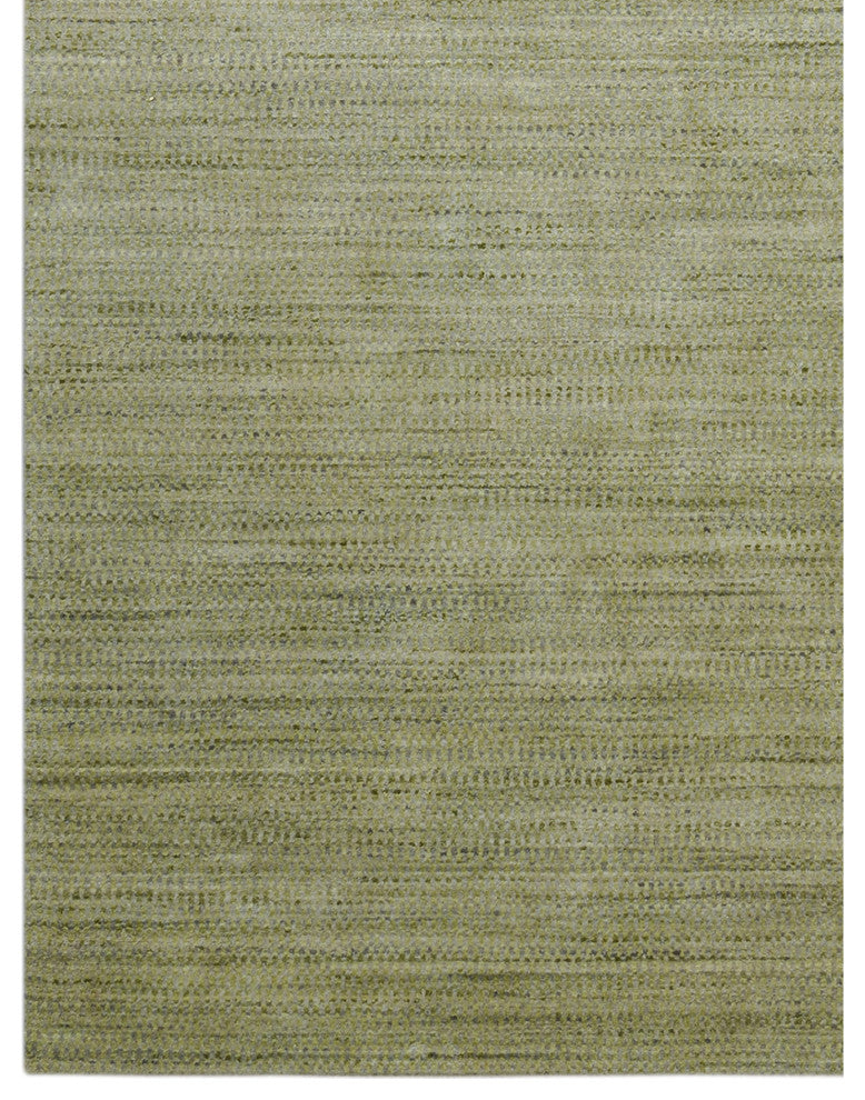 Rufina Handmade Wool Blend Area Rug, Green, 3'x5'