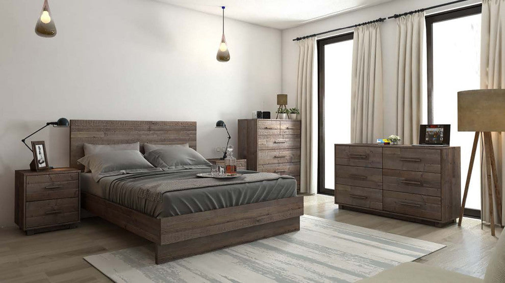 Nevada 6-Drawer Dresser, Brown