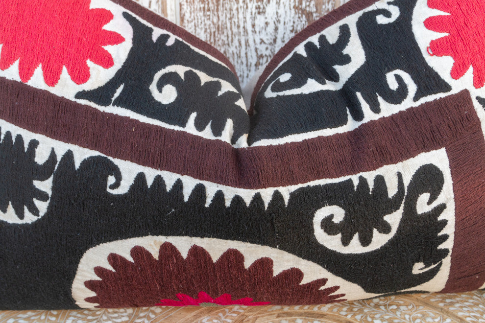 Tahmina Gul Suzani Lumbar Pillow