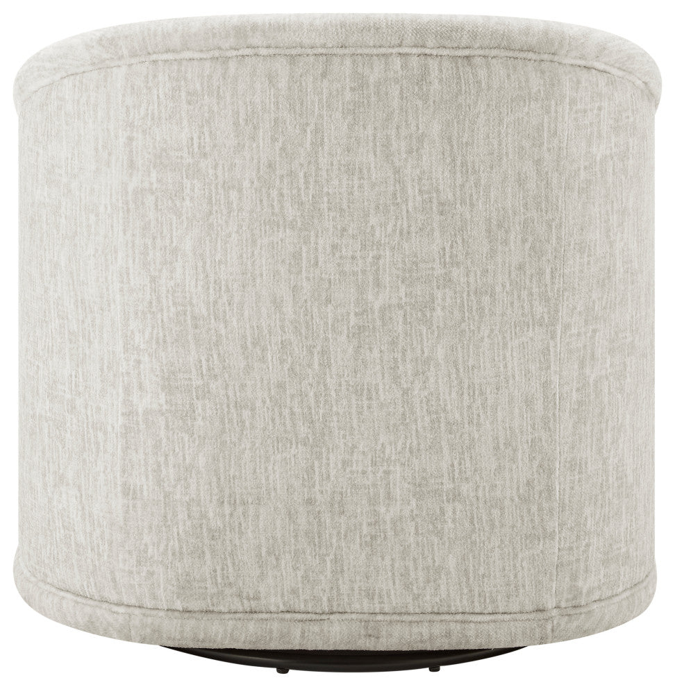 Margareth Fabric Swivel Accent Arm Chair, Pasadena Beige