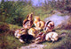 Arthur Fitzwilliam Tait Chicks -Rather Hard Fare- Wall Decal