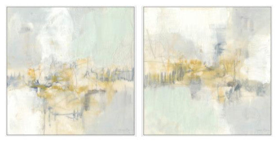 2-Piece "Pastel Obscura" Diptych Set, 64"x32"