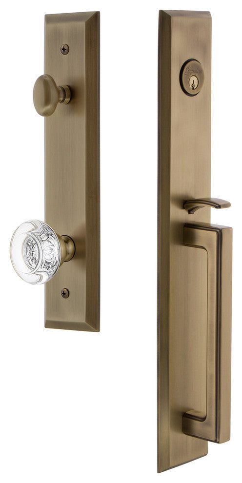 Fifth Avenue 1-Piece Dummy Handleset, D Grip and Bordeaux Knob, 849342