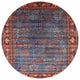Ahgly Company Indoor Round Mid-Century Modern Area Rugs, 5' Round