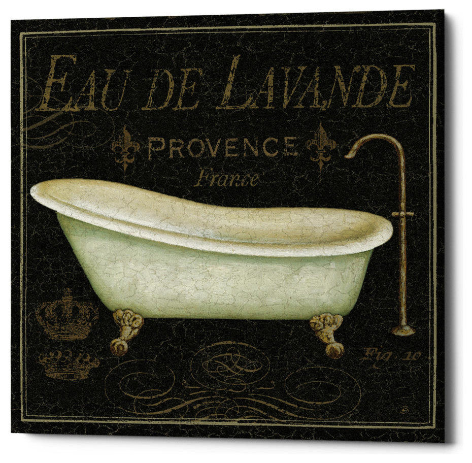 Bain de Luxe I' by Daphne Brissonnet, Giclee Canvas Wall Art, 12"x12"