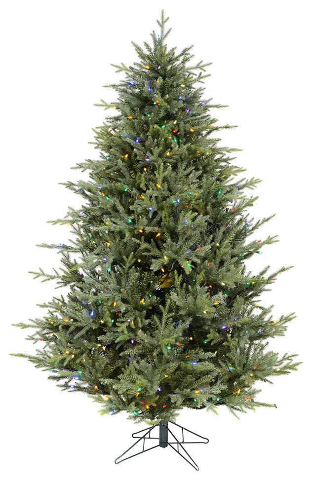 Vickerman Itasca Frasier Artificial Christmas Tree, Multi-Color, 12'