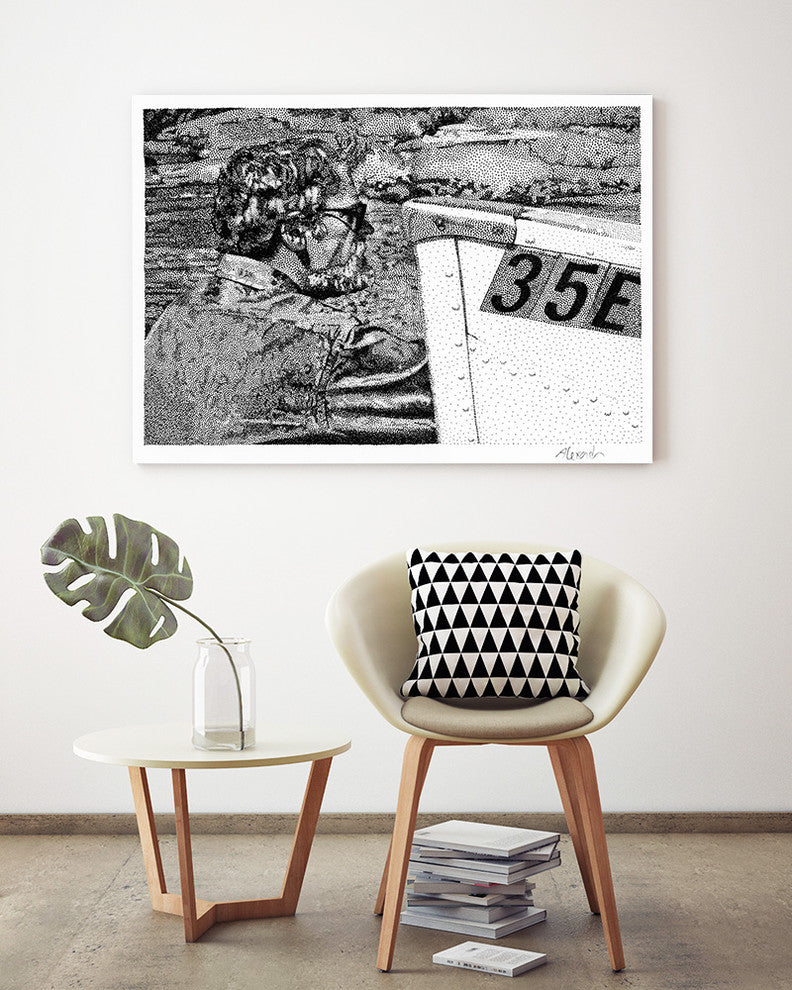 "Skipper" Museum Mounted Canvas Print, 28"x22"