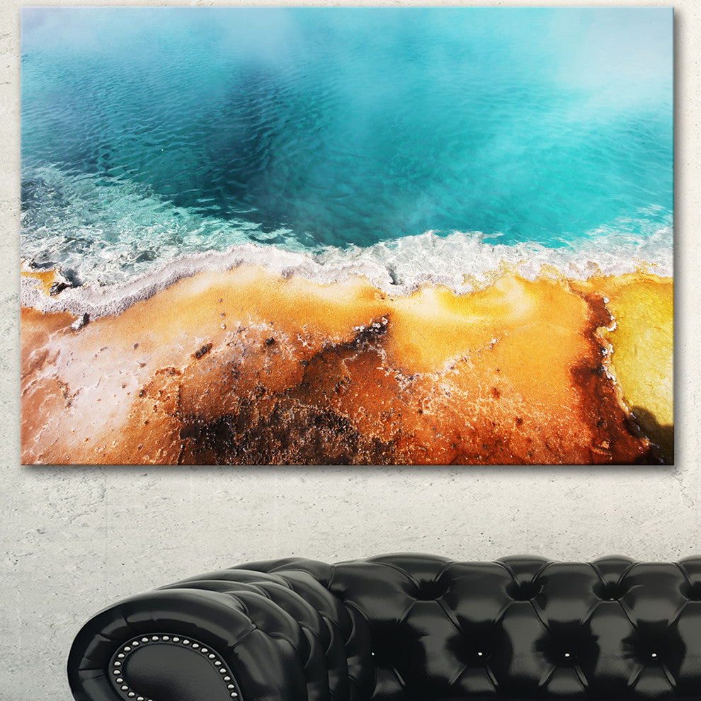 Beautiful Morning Glory Pool, Oversized Landscape Canvas Art, 40"x30"