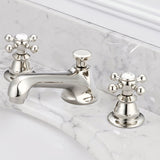 Lever Handles-American Widespread Lavatory Faucet, Polished Nickel Pvd Finish