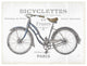 "Bicycles II v2" Digital Paper Print by Daphne Brissonnet, 50"x38"