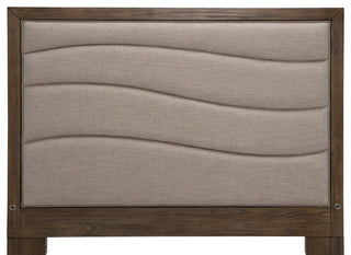 Del Mar Sound Panel Bed With Fabric Insert, Boardwalk, Eastern King