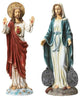 Set of Jesus and Mary Devotional Sculptures