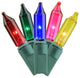 Commercial Multicolor Mini Lights, Wire Connect 7 150-Piece Set, Yellow, 600"