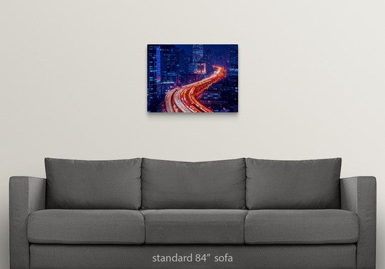 "Snake Street" Wrapped Canvas Art Print, 24"x18"x1.5"