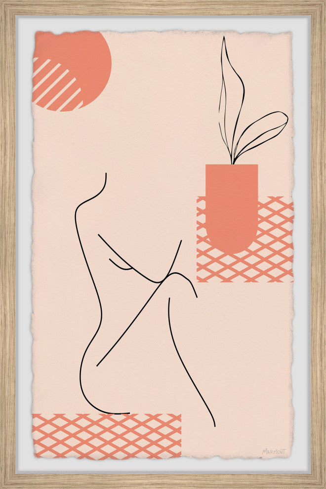 "Bare and Leafless" Framed Painting Print, 20x30