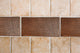 Hammered Copper Tile, 4"x8", Set of 8