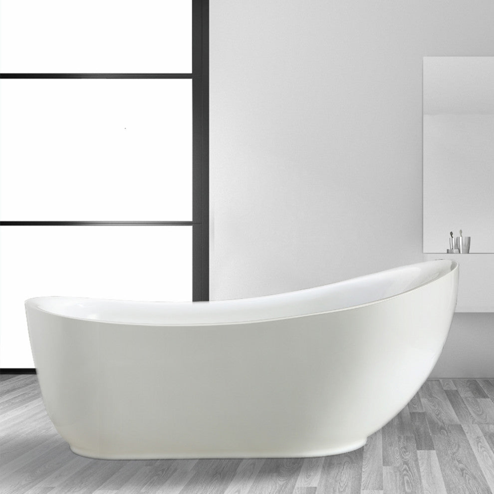 Everlie 71"x35" Soaking Bathtub