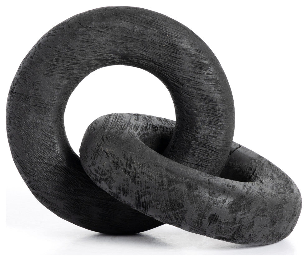 Reclaimed Wood Knot-Carbonized Black