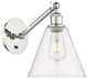Innovations 317-1W-PN-GBC-82-LED 1-Light Sconce, Polished Nickel