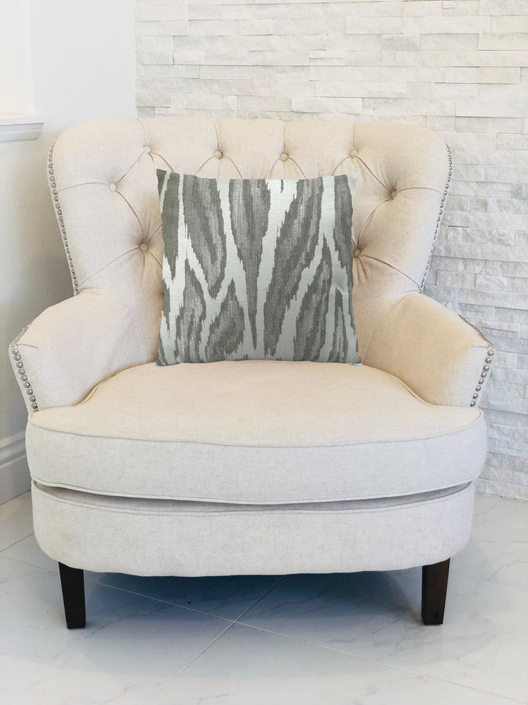 Plutus Glacier Handmade Throw Pillow, Double Sided 16"x16"