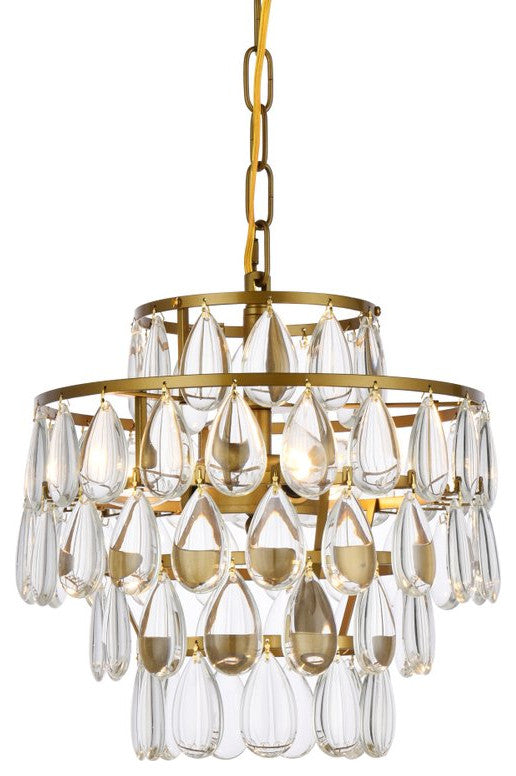 Murphy 12" Pendant, Brass