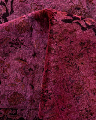 Overdyed, One-of-a-Kind Hand-Knotted Area Rug Pink, 8'2"x10'2"