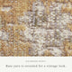 Chris Loves Julia x Loloi Rosemarie Area Rug, Gold/Sand, 2'-7" X 12'-0"