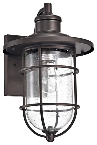 CHLOE Lighting Markus Transitional 1-Light Rubbed Bronze Outdoor Wall Sconce