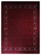 HAND KNOTTED LOOM WOOL ECO-FRIENDLY AREA RUGS - Rectangle, Red, Contemporary