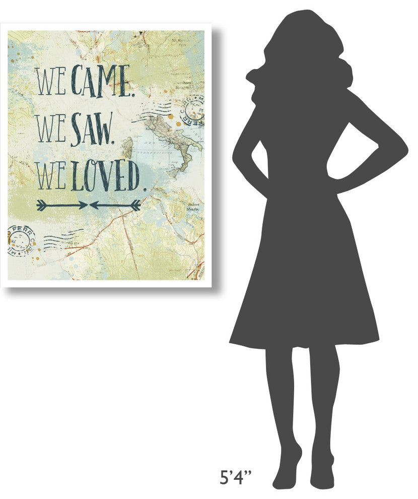 "Map Sentiments III" Digital Paper Print by Katie Pertiet, 30"x37"