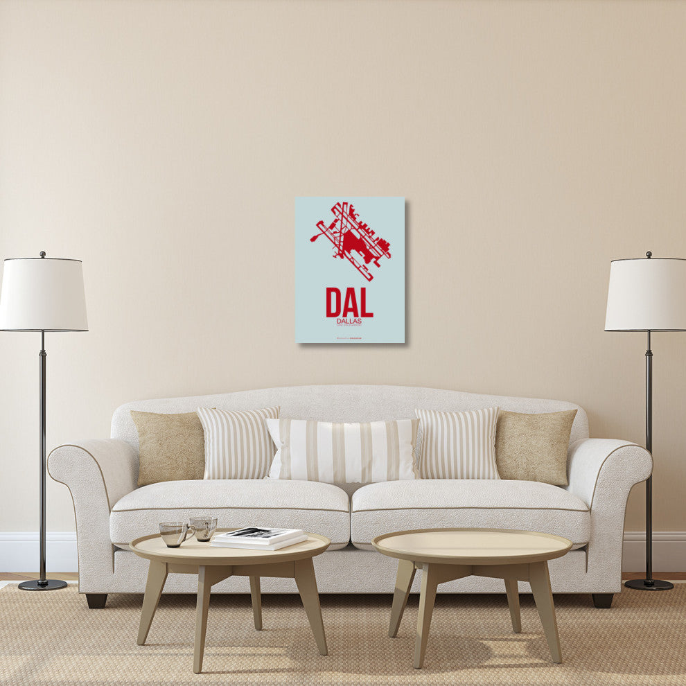 "DAL Dallas Poster 3" Fine Art Print