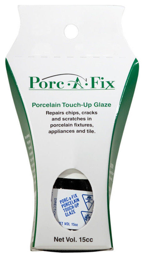 Porc-A-Fix Porcelain Touch-Up Repair Glaze - Generic - Bright White - BS-1, White Bs-1