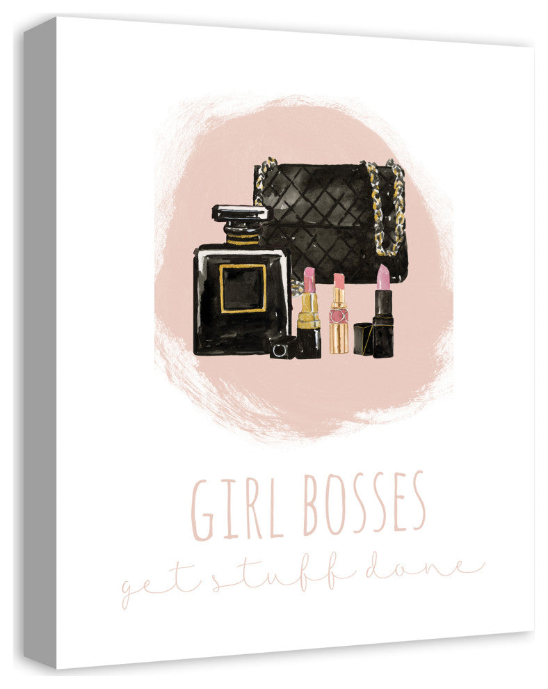 Girl Bosses Get Stuff Done 16x20 Canvas Wall Art