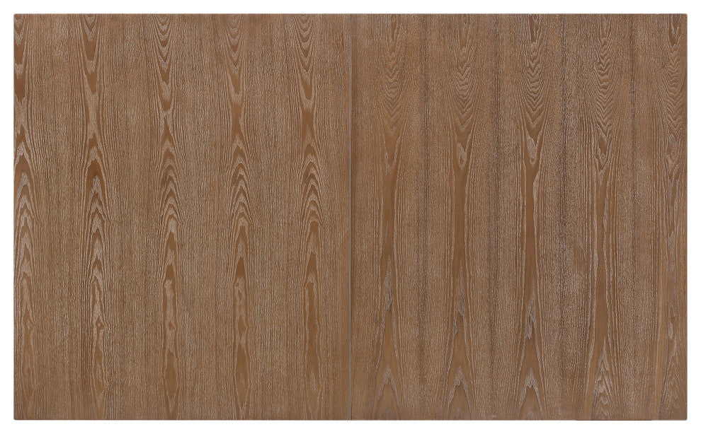 Luoma Rustic Wood Expandable Dining Table, Natural