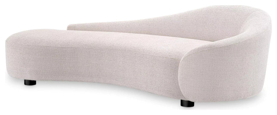White Modern Curved Sofa | Eichholtz Rivolo