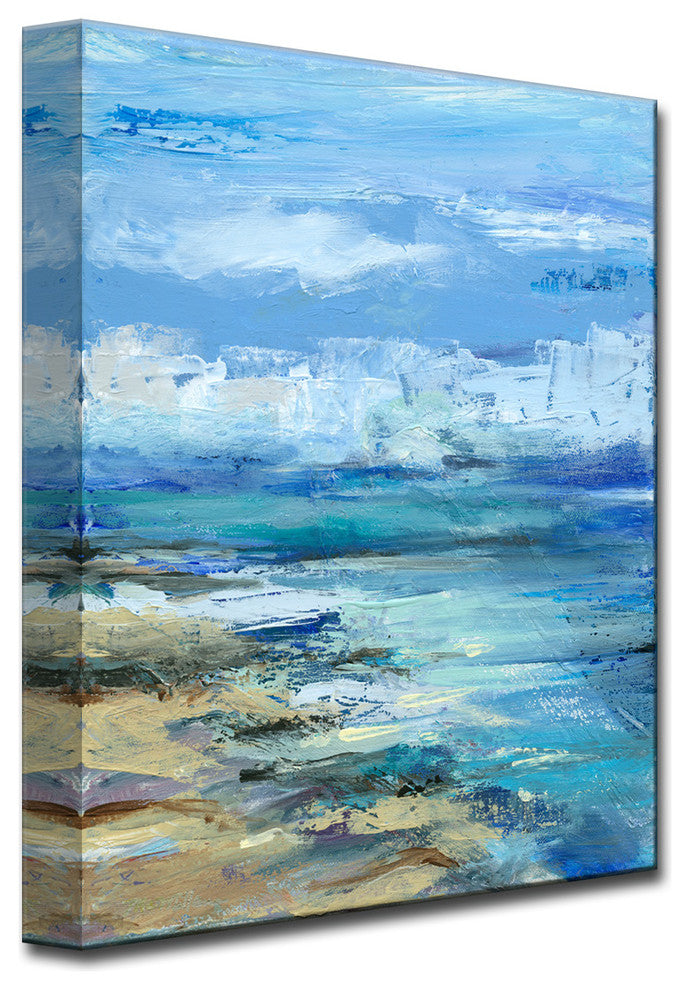 Coastal Shores' Canvas by Leslie Owens, 12"x16"