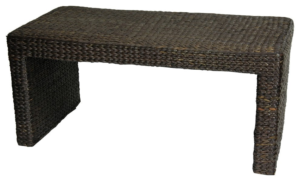 Rush Grass Coffee Table, Black